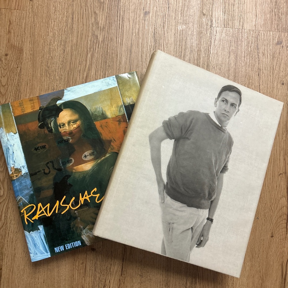 Set of 2 Rauschenberg coffee table books